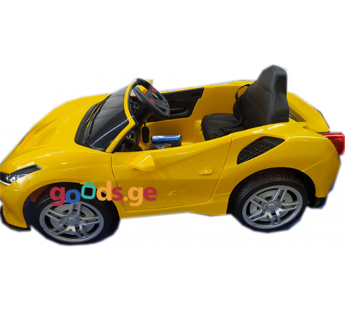 საბავშვო ელექტრო მანქანა FERRARI F8 YELLOW საბავშვო ელექტრო მანქანა FERRARI F8 YELLOW