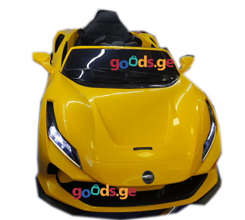 საბავშვო ელექტრო მანქანა FERRARI F8 YELLOW საბავშვო ელექტრო მანქანა FERRARI F8 YELLOW