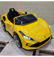 საბავშვო ელექტრო მანქანა FERRARI F8 YELLOW