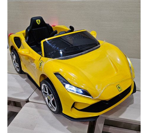 საბავშვო ელექტრო მანქანა FERRARI F8 YELLOW საბავშვო ელექტრო მანქანა FERRARI F8 YELLOW