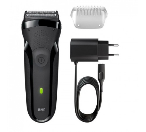 წვერსაპარსი BRAUN 300s Black SERIES 3 წვერსაპარსი BRAUN 300s Black SERIES 3
