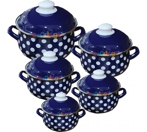ქვაბების ნაკრები SAVASAN LADYBUG BLUE ქვაბების ნაკრები SAVASAN LADYBUG BLUE