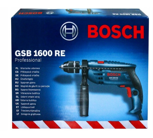 ბურღი BOSCH GSB 1600 RE ბურღი BOSCH GSB 1600 RE