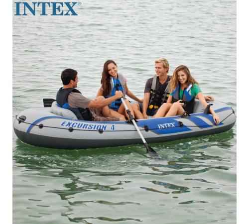 გასაბერი ნავი INTEX Excursion 4 Set 68324 გასაბერი ნავი INTEX Excursion 4 Set 68324