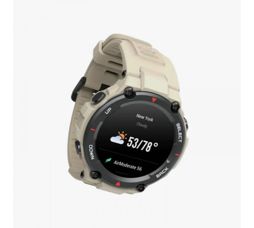 ჭკვიანი საათი AMAZFIT T-Rex Khaki (6970100373943) ჭკვიანი საათი AMAZFIT T-Rex Khaki (6970100373943)