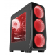 ქეისი Genesis Mid-Tower Titan 750 with Red LED Light
