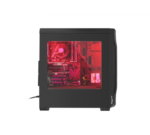 ქეისი Genesis Mid-Tower Titan 750 with Red LED Light ქეისი Genesis Mid-Tower Titan 750 with Red LED Light