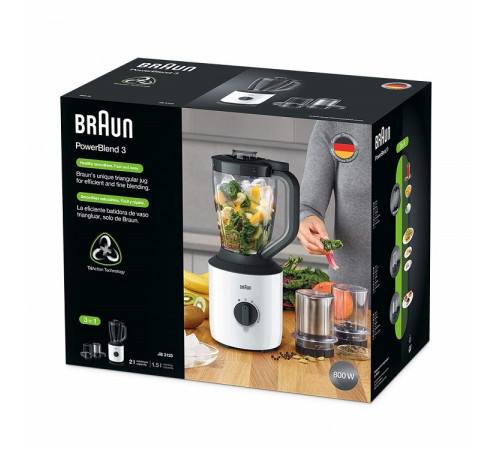 ბლენდერი BRAUN JB3100WH ბლენდერი BRAUN JB3100WH