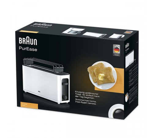 ტოსტერი BRAUN PurEase HT3110WH ტოსტერი BRAUN PurEase HT3110WH