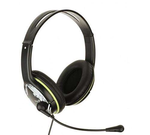 ყურსასმენი Genius HS-400A Black / Green ყურსასმენი Genius HS-400A Black / Green