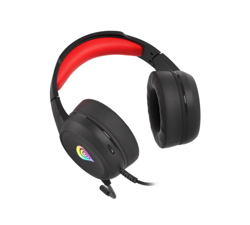 ყურსასმენი Genesis Neon 200 RGB Black/Red ყურსასმენი Genesis Neon 200 RGB Black/Red