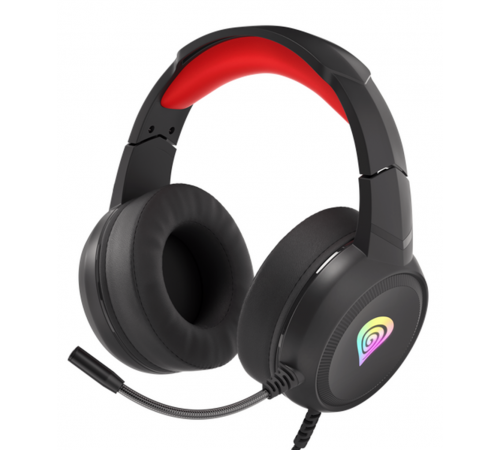 ყურსასმენი Genesis Neon 200 RGB Black/Red ყურსასმენი Genesis Neon 200 RGB Black/Red
