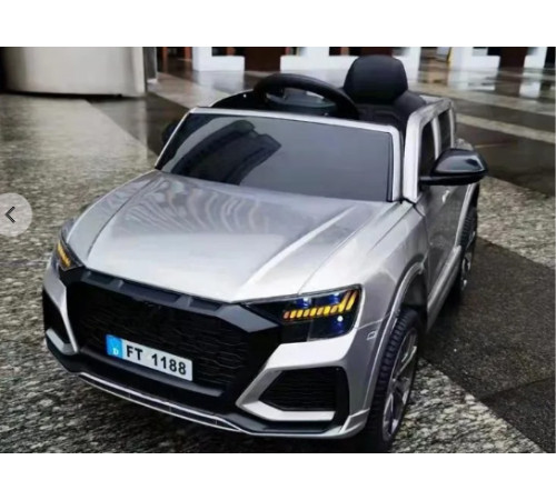 საბავშო ელექტრო მანქანა AUDI FT 1188 SILVER საბავშო ელექტრო მანქანა AUDI FT 1188 SILVER