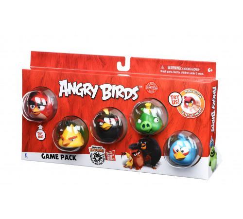 სათამაშო ფიგურების ნაკრები Angry birds ANB0121 სათამაშო ფიგურების ნაკრები Angry birds ANB0121