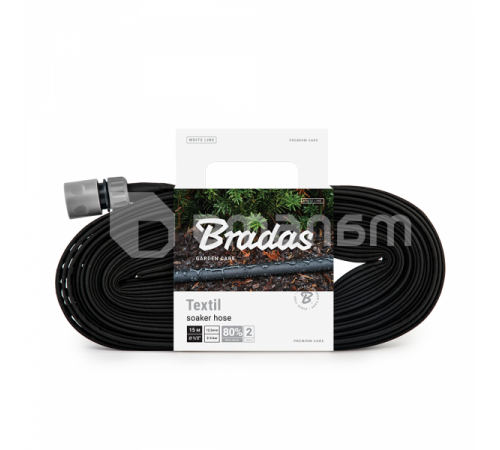 შლანგი ჟონვადი Bradas Soaker Textil Hose WSTH15 15 მ შლანგი ჟონვადი Bradas Soaker Textil Hose WSTH15 15 მ