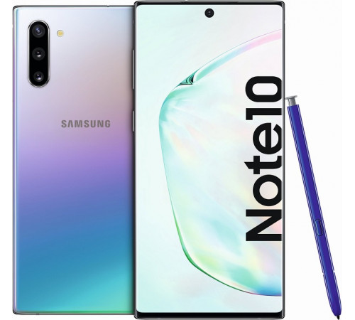 მობილური ტელეფონი SAMSUNG Galaxy Note 10 LTE Silver Glow N970F მობილური ტელეფონი SAMSUNG Galaxy Note 10 LTE Silver Glow N970F