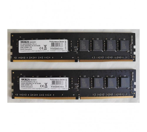 მეხსიერების ბარათი AMD 4 GB DDR4 2666 MHz მეხსიერების ბარათი AMD 4 GB DDR4 2666 MHz