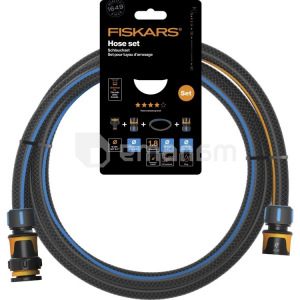 კომპლექტი შლანგის და კონექტორების Fiskars 1057621 Q4 1/2" 1.8 მ