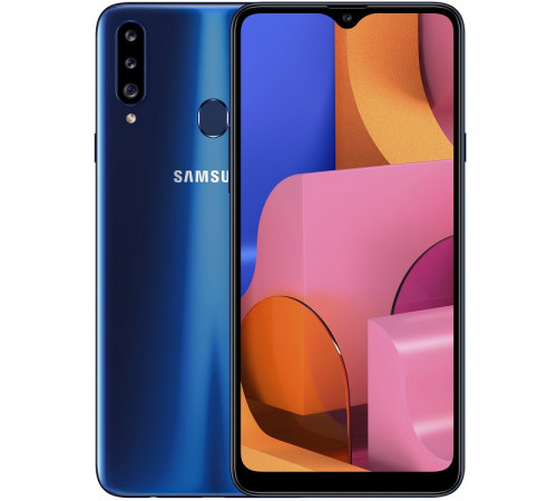 მობილური ტელეფონი SAMSUNG A207F Galaxy A20s 4GB/64GB LTE Duos Blue მობილური ტელეფონი SAMSUNG A207F Galaxy A20s 4GB/64GB LTE Duos Blue