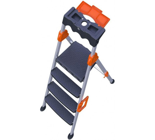 გასაშლელი კიბე MENSA PLUS 3+1 METAL STEP LADDER გასაშლელი კიბე MENSA PLUS 3+1 METAL STEP LADDER