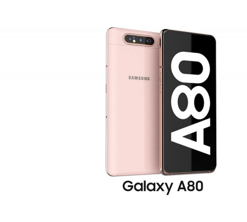 მობილური ტელეფონი SAMSUNG Galaxy A80 8GB/128GB LTE Angel Gold A805F მობილური ტელეფონი SAMSUNG Galaxy A80 8GB/128GB LTE Angel Gold A805F