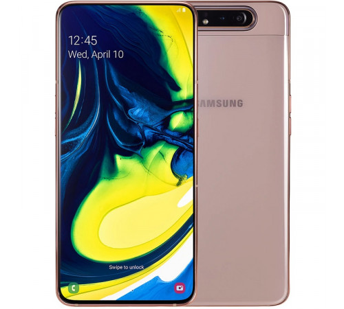 მობილური ტელეფონი SAMSUNG Galaxy A80 8GB/128GB LTE Angel Gold A805F მობილური ტელეფონი SAMSUNG Galaxy A80 8GB/128GB LTE Angel Gold A805F