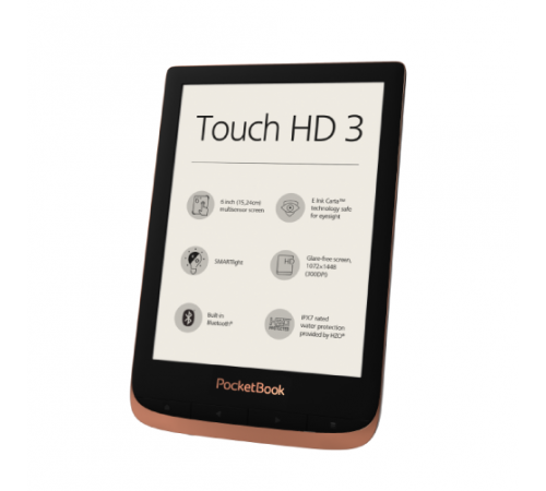 ქინდელი POCKETBOOK E-READER 632 TOUCH HD3 COPPER (PB632-K-CIS) ქინდელი POCKETBOOK E-READER 632 TOUCH HD3 COPPER (PB632-K-CIS)