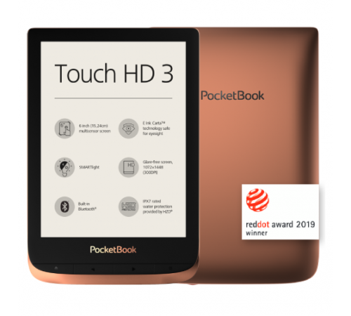 ქინდელი POCKETBOOK E-READER 632 TOUCH HD3 COPPER (PB632-K-CIS) ქინდელი POCKETBOOK E-READER 632 TOUCH HD3 COPPER (PB632-K-CIS)