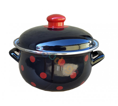 ქვაბების ნაკრები SAVASAN ENAMEL KITCHENWARES BLACK ქვაბების ნაკრები SAVASAN ENAMEL KITCHENWARES BLACK