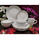 თეფშების ნაკრებები 12 პერსონა ARDESTO BAGHERIA MISTY WHITE 40 PCS
