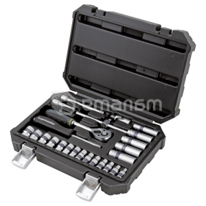 ნაკრები ბიტების და თავაკების Topmaster 339106 1/4" 25 ც
