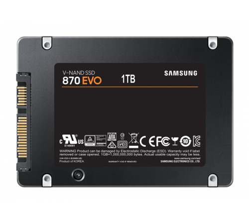 მყარი დისკი 1TB Samsung SSD 870 EVO (MZ-77E1T0BW) მყარი დისკი 1TB Samsung SSD 870 EVO (MZ-77E1T0BW)