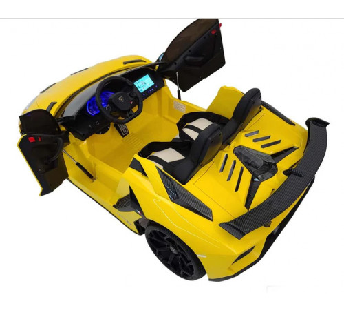საბავშვო ელექტრო მანქანა LAMBORGINI AVENTADOR SX2028 YELLOW საბავშვო ელექტრო მანქანა LAMBORGINI AVENTADOR SX2028 YELLOW