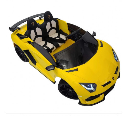 საბავშვო ელექტრო მანქანა LAMBORGINI AVENTADOR SX2028 YELLOW საბავშვო ელექტრო მანქანა LAMBORGINI AVENTADOR SX2028 YELLOW