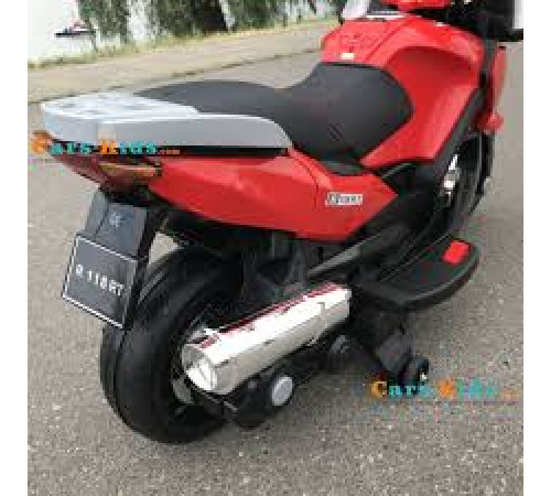 საბავშვო ელექტრო მოტოციკლი HARLEY BELLA HZB-118 RED საბავშვო ელექტრო მოტოციკლი HARLEY BELLA HZB-118 RED