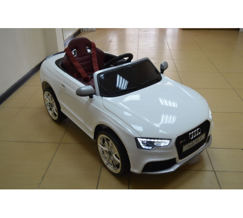 საბავშვო ელექტრო მანქანა AUDI S5 WHITE საბავშვო ელექტრო მანქანა AUDI S5 WHITE