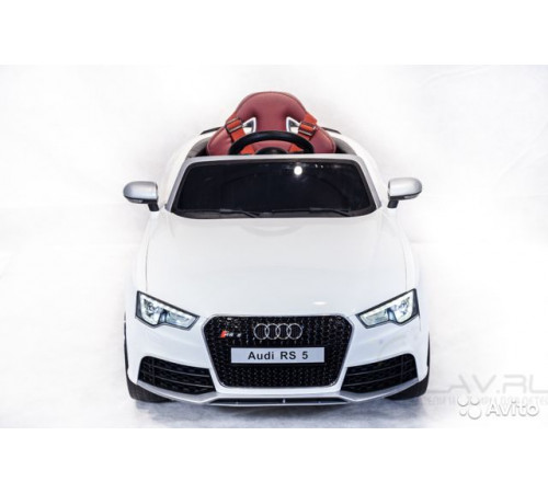 საბავშვო ელექტრო მანქანა AUDI S5 WHITE საბავშვო ელექტრო მანქანა AUDI S5 WHITE