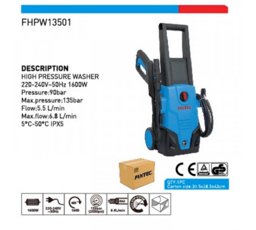 წნევით სარეცხი FIXTEC FHPW13501 წნევით სარეცხი FIXTEC FHPW13501