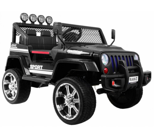ელექტრო მანქანა JEEP WRANGLER S2388 BLACK ელექტრო მანქანა JEEP WRANGLER S2388 BLACK