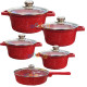 გრანიტის ქვაბები UAKEEN VK 22 RED