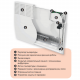 კონვექტორი ATLANTIC F119 DESIGN 2000W