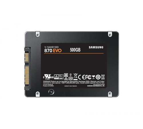 მყარი დისკი 500GB Samsung SSD 870 EVO (MZ-77E500BW) მყარი დისკი 500GB Samsung SSD 870 EVO (MZ-77E500BW)
