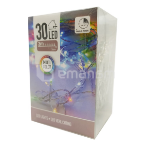 გირლანდა საახალწლო AXS300240 30 LED multi color 3 მ