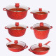 ქვაბების ნაკრები PRIMA GERMANY 6 PCS