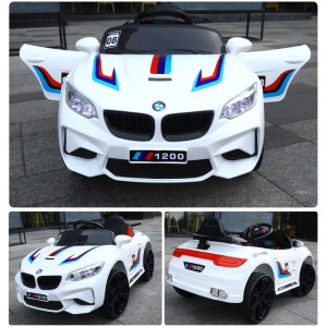 საბავშვო ელექტრო მანქანა BMW 1200 WHITE