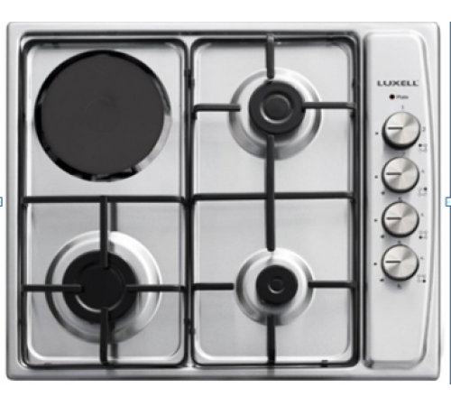 ქურის ზედაპირი LUXELL LX412 INOX ქურის ზედაპირი LUXELL LX412 INOX