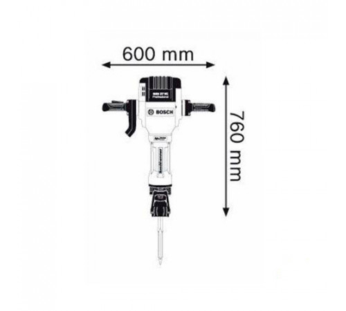 პნევმატური ჩაქუჩი BOSCH GSH 27 VC ('061130A000) პნევმატური ჩაქუჩი BOSCH GSH 27 VC ('061130A000)
