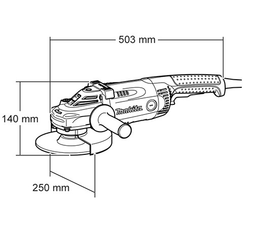 კუთხსახეხი MAKITA GA9040RF01 კუთხსახეხი MAKITA GA9040RF01