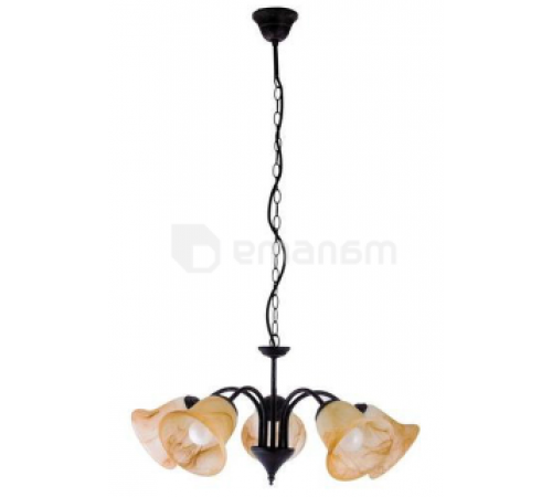 ჭაღი Rabalux Colette E14 5x40W ყავისფერი 7368 ჭაღი Rabalux Colette E14 5x40W ყავისფერი 7368