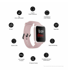 ჭკვიანი საათი AMAZFIT Bip S Warm Pink (6972596100027)